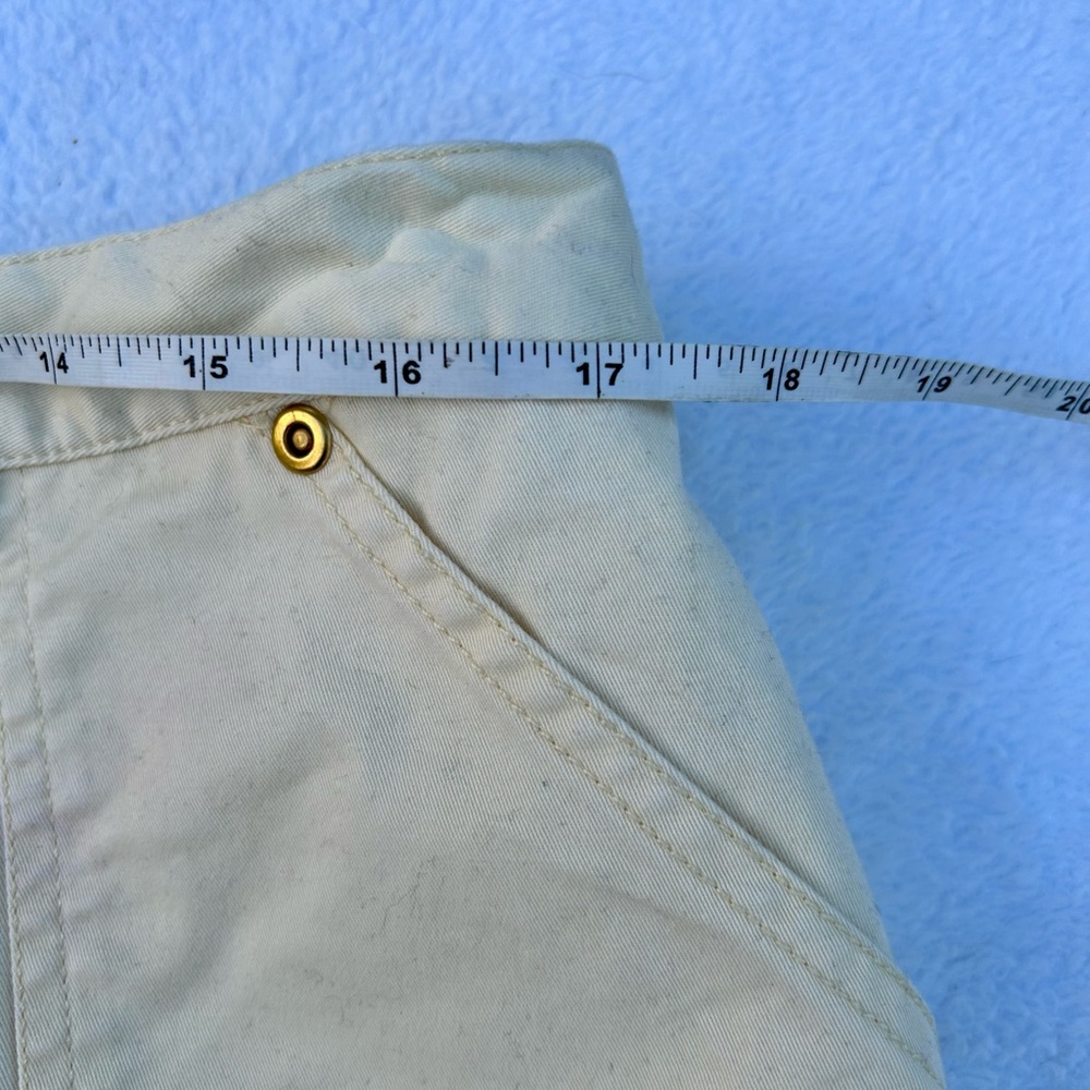 Hearts of Palm Skort Butter Yellow Womens Stretch Pull On Skirt Sz. 14 - Picture 4 of 10